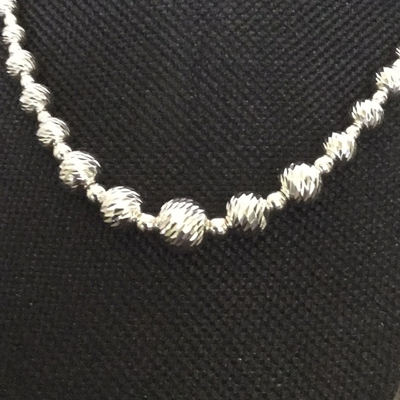 Ross¥Simon Jewelry - 18”Italian.925SterlingSilverDiamond Cut W/DiffSzBd